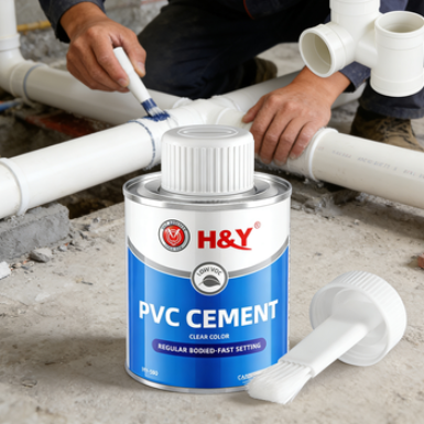 High Transparency Clear PVC Solvent Cement For Industrial Pipeline Water Pipe Engineering