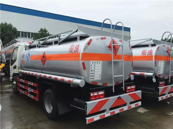 Caminhão 90km/H 5000L JAC Carbon Steel de 5 Ton Small Oil Fuel Tank