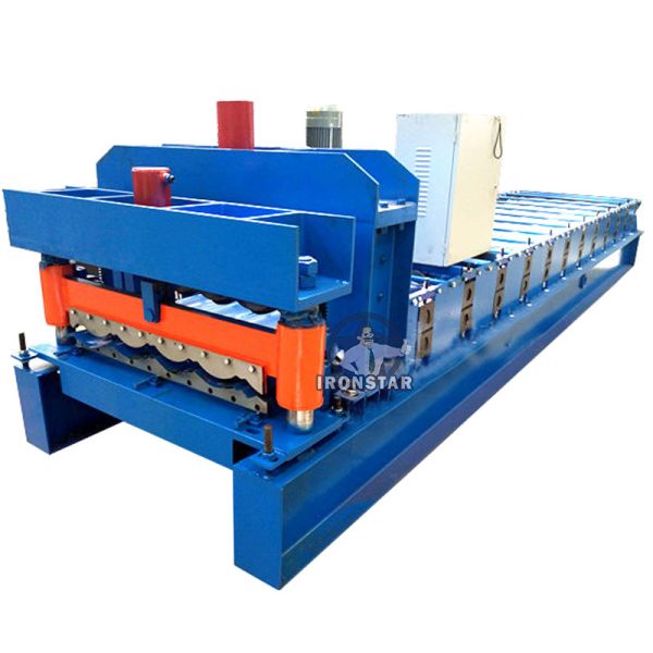 “840 836 5 Rib Trapezoidal Corrugated Double Layer Roll Forming Machine for Color Steel High Quality 840 836 Trapezoidal Corrugated Double Layer Roll Forming Machine 5 Rib”