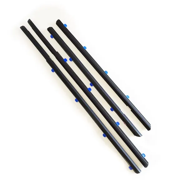4PCS Weatherstrip Windows Seal Door Belt Molding Weather-Strip for Honda Civic 2012 2013 2014 2015