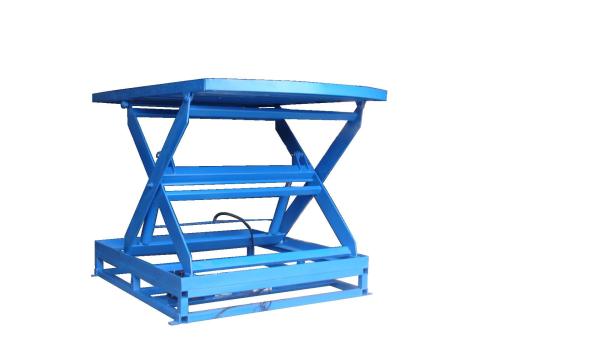 Automatic Hydraulic Dock Lift, Truck Dock Lift With Scissor Mechanism For Warehouse Loading