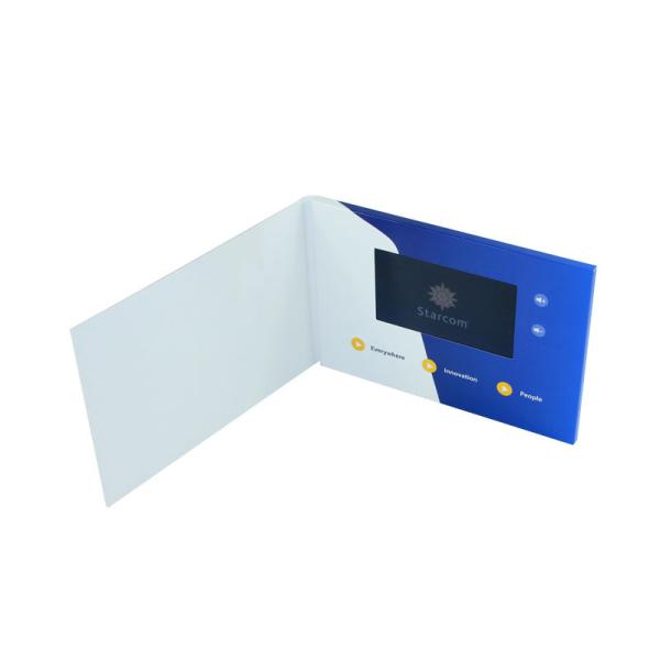 Digital lcd marketing displays book with 2.42.84.357910 inch LCD Screen Video Brochure Book Custom Quality Print