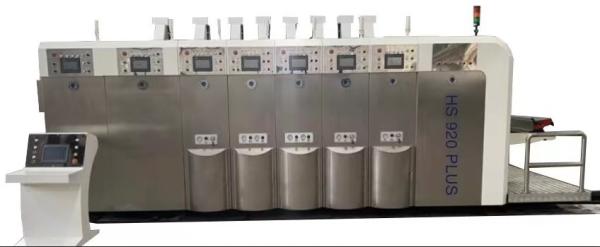 Semi Automatic Corrugated Carton Machine 220v Flexo Printing Machine 4 Color