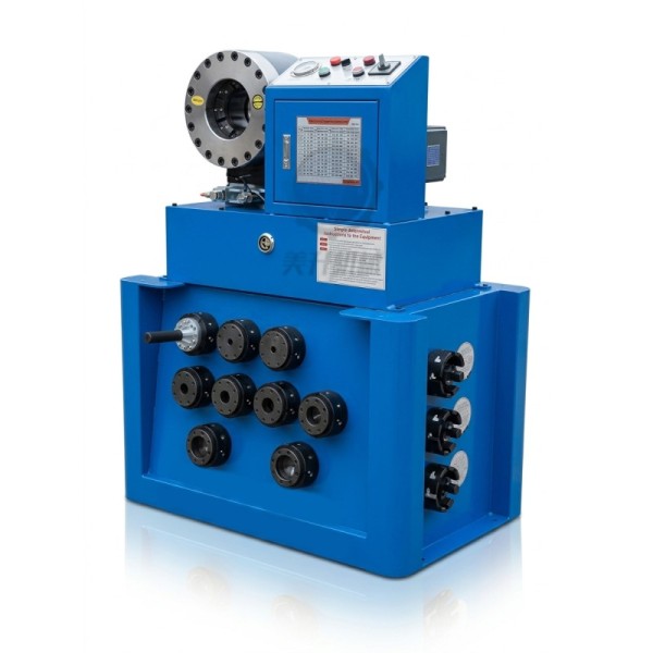 MS-51KH Heavy-Duty Hydraulic Hose Crimping Machine with 500T Crimping Force and 2 Inch Capacity Featuring Quick-Change Die System