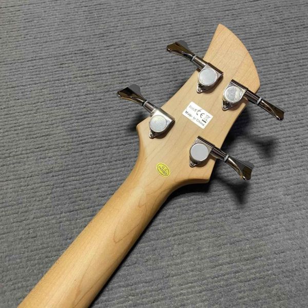 Custom Dan Armstrong 4 Strings Acrylic Electric Bass Maple Neck Rosewood Fretboard w/H