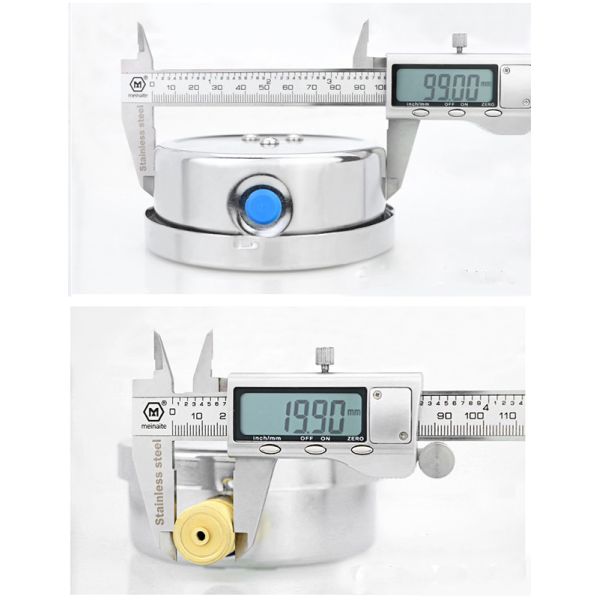 100mm 1.6% High Accuracy Axial Oil Filled Pressure Gauge Meter for OEM Customization