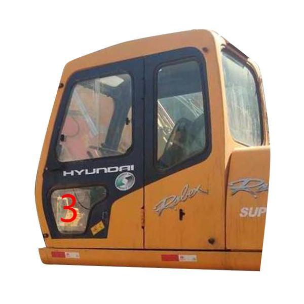 DOT Excavator Window Glass Left Door Lower Position NO.3 Windshield