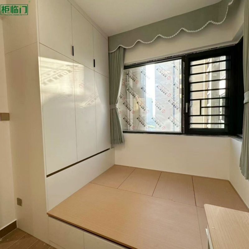 Aluminum Bedroom Storage Cabinet Multifunctional Tatami Bed Formaldehyde Free