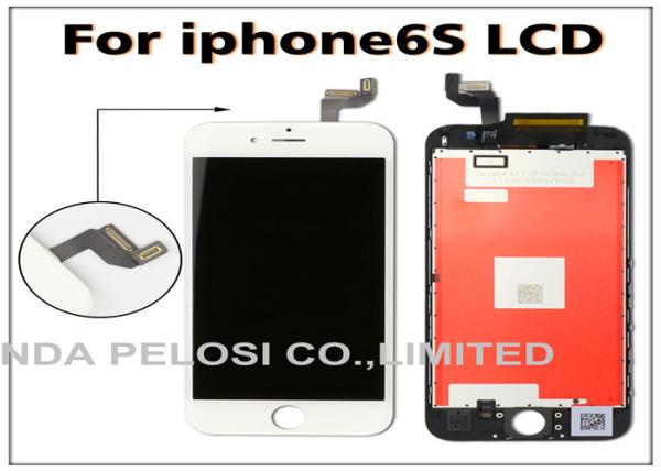 4.7 Inch Iphone 6s LCD Screen And Digitizer White Black IPS 500cd/m2 Brightness