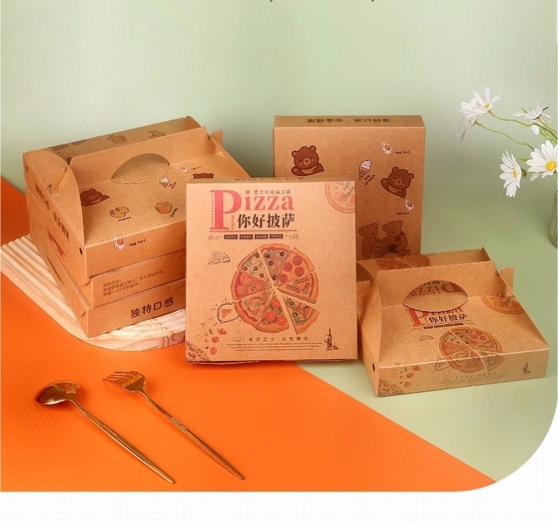 Customization Various Size and Pleasing Design Pizza Boxes for Customized Request