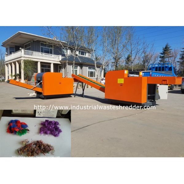 Fibra de la materia textil de la trituradora de residuos industrial de la fibra sintética de la fibra química que corta las cuchillas rotatorias