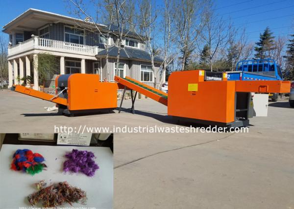 Fibra industrial de matéria têxtil da retalhadora Waste de fibra sintética de fibra química que corta as lâminas giratórias
