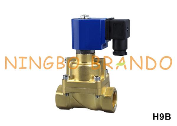 100 bar Água de alta pressão Ar de latão Solenoide 3/8' 1/2' 3/4' 1'' 220VAC 24VDC