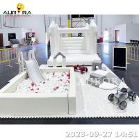 Equipamento de jogo suave Casa de salto inflável Jardim de infância interior barato com buraco de bola