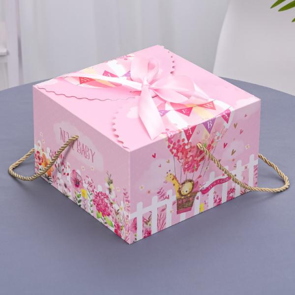 Baby Cloths Set Packaging Paper Gift Box thicken Cardboard Gift Packaging Boxes cartoon