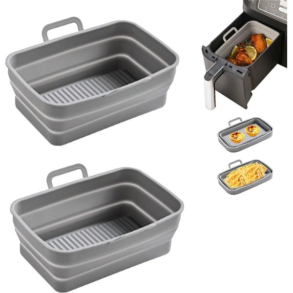 Lightweight Silicone Tray For Air Fryer Waterproof Anti Slip