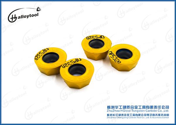 RPMT1204 Tungsten Carbide Cutting Tools , Round Carbide Milling Inserts