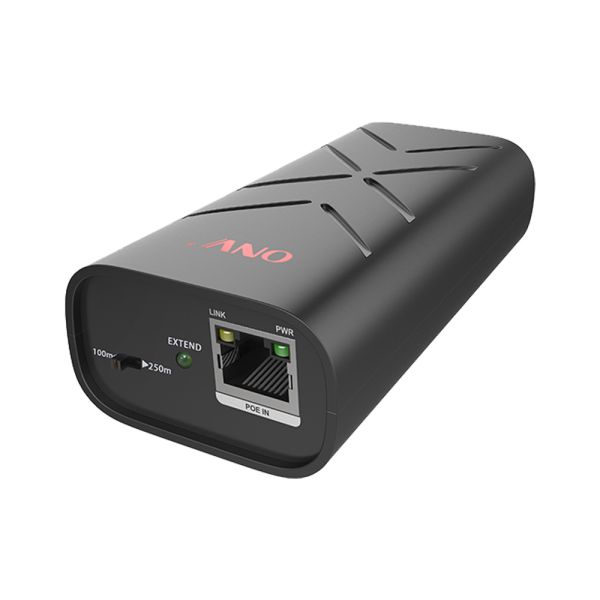 Long Range 3 Port 10/100M PoE Extender Plug And Play IEEE 802.3af Compatible