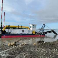 1000 Cbm por hora de salida excavadora de aspiración de arena con bomba de agua para la extracción de arena en los ríos