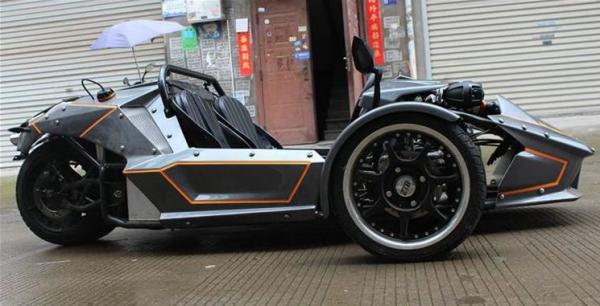 High Powered 250cc Tri Wheel Motorcycle ZONGSHEN For 2 Person