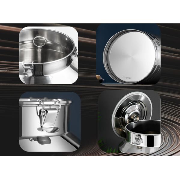 Non Magnetic SS201 5 Litre Milk Container Rust Resistance