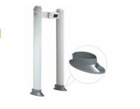 Detector de metais de arco IP65 de nível 255 com alarme de luz sonora para estação de autocarros