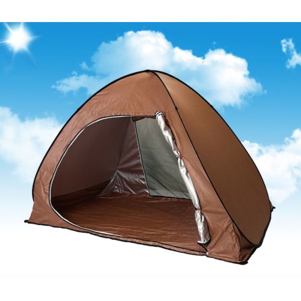 165*200*130 см. Двухместная палатка для кемпинга на открытом воздухе Синяя водонепроницаемая УФ-устойчивая 190T Поп-Ап Shelter