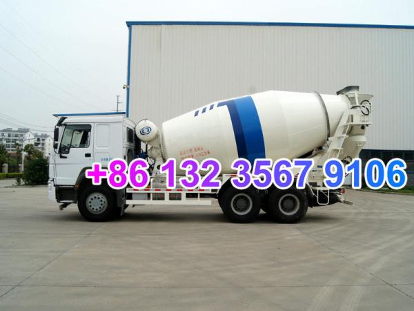 8CBM 9CBM 10 CBM HOWO Chassis 6x4 HJS5256GJBHA Cement Mixer Truck For Colombia