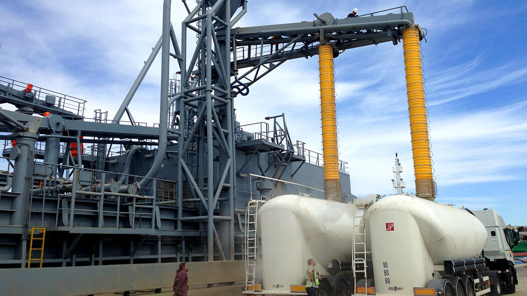 Открытый Discharging ворота парашюта Torex Wam мембран загрузки тележки телескопичный