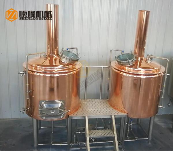 Pub / Restaurant Beer Brewing Equipment Electrical Heating 3.0mm Inner Jacket