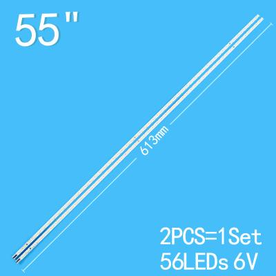 Para a Konka LED55M5580AF LED55F5570NF LED55G5000 Light Strip KPL+550B1LED2