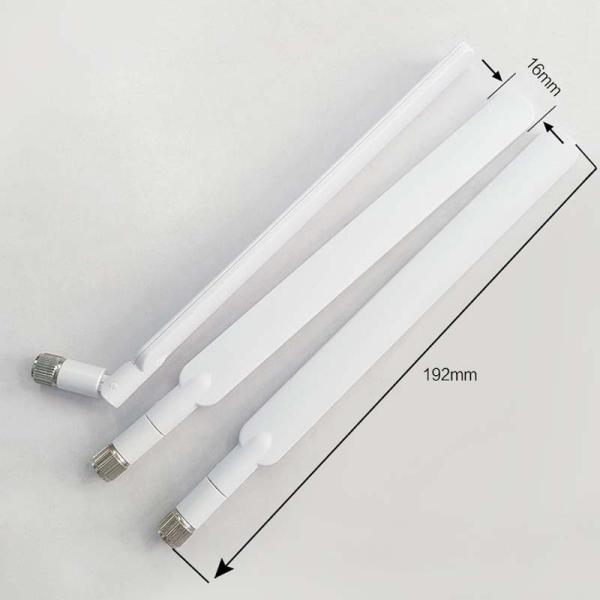 With SMA male connector White High gain 698-2700Mhz 5dBi 6dbi 10Dbi TPE Rubber Antenna