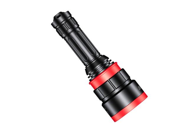 Red Focus Adjustable 964m OSRAM Camping LED Flashlights
