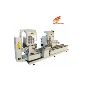 DOUBLE BLADE MITRE SAW UPVC WINDOW CUTTING MACHINE WINDOW FABRICATION MACHINERY