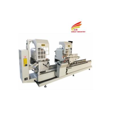 DOUBLE BLADE MITRE SAW UPVC WINDOW CUTTING MACHINE WINDOW FABRICATION MACHINERY