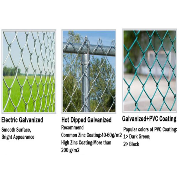 1.5Meters Width Diamond Hole Chain Link Fence use for garden