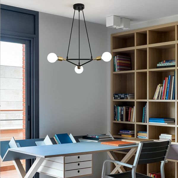 Американский современный простой треугольник люстра гостиная ресторан кафе бар подвесный свет