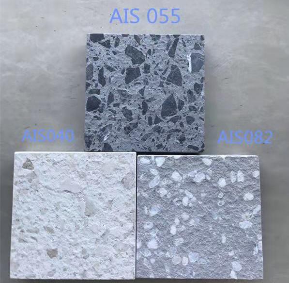 Low water Absorption Flamed Terrazzo Tiles 600x600mm 300x600mm used indoor outdoor