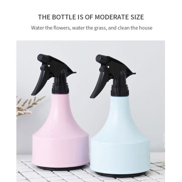 600ml Blue Pink Hand Garden Pump High Pressure Sprayer Pp Plastic Bottle