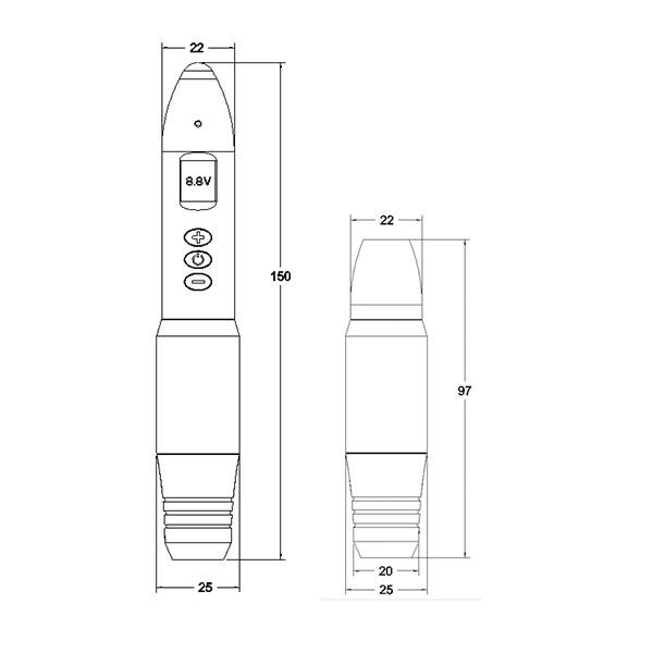 Body Art Rechargeable Wireless Tattoo Pen Wireless Permanent Makeup Tattoo Machine