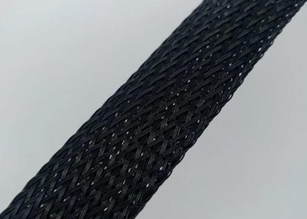 Chama - Sleeving trançado expansível do ANIMAL DE ESTIMAÇÃO retardador anti - abrasão para a gestão do cabo