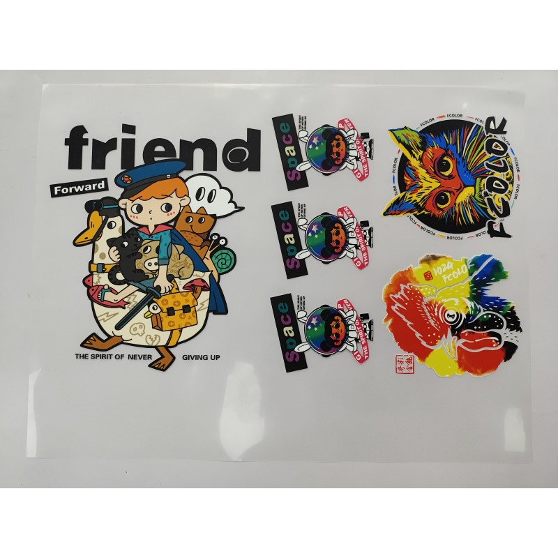 Fcolor Manufacturer A4 A3 A3+ DTF Ink Film for Heat Transfer DTF Film Cold and Hot Peel Film