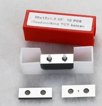 10pcs 30mm Square Carbide Inserts Cutters Knives Blades 30x12x1.5-30° For Woodworking
