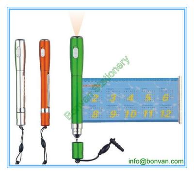 novel plastic banner gift pen,torch plastic flag pen