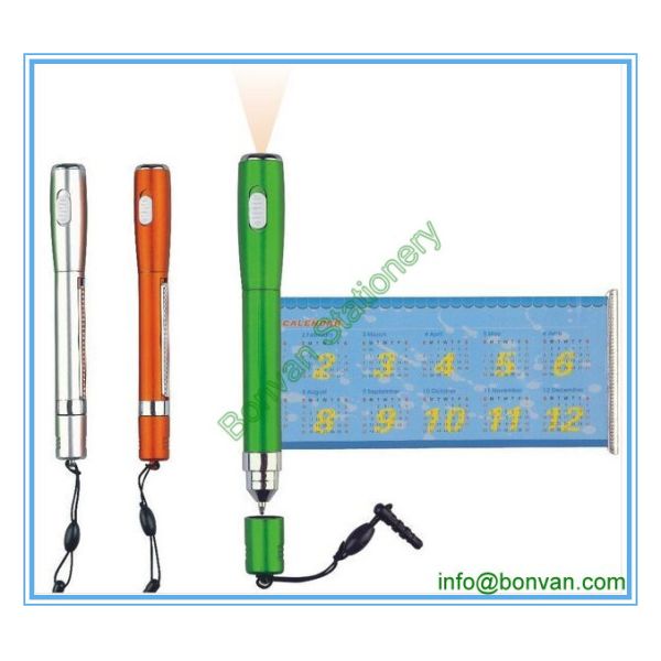 novel plastic banner gift pen,torch plastic flag pen