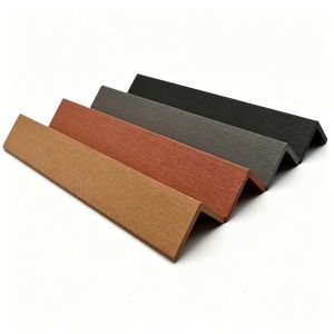 50x50mm WPC Deck Panel Trim Waterproof Corner Guard End Cap Patio Pool Flooring