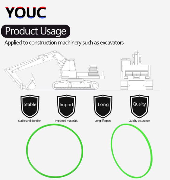 180MM Backup Ring Seal For Hydraulic Cylinder Seal Kits For YOUCHANG Construction