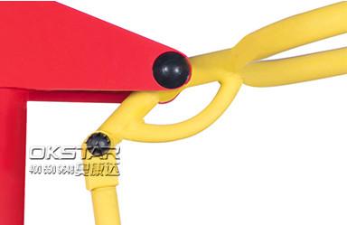 China good quality cheap outdoor gym equipment with TUV certificates EN16630 pull down chair