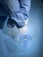 Fenêtre de protection optique en saphir en verre saphir découpé au laser sur mesure