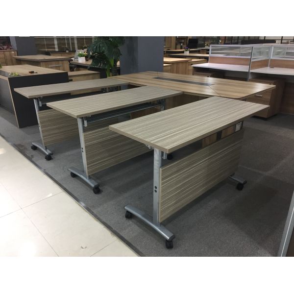 Metal Aluminum Coffee Office Training Tables Environmental Friendly Materials